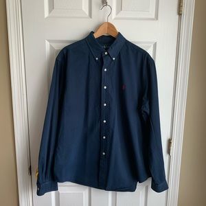 Ralph Lauren Navy Button-Up